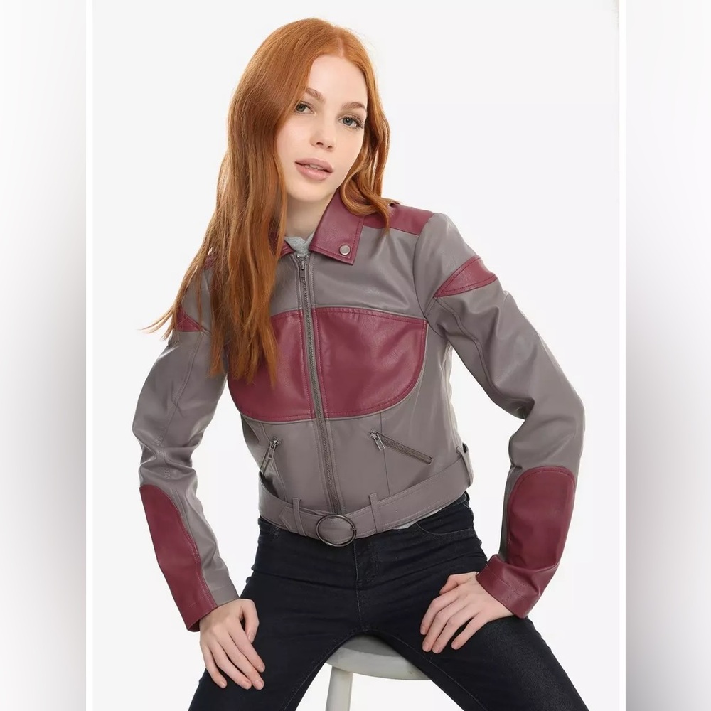 Her Universe Star Wars Rebels Ahsoka Tano Faux Leather Jacket Size Small - Picture 2 of 10